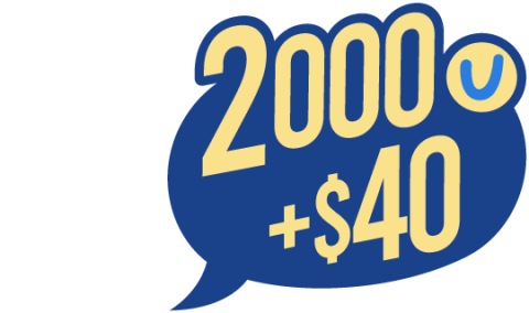 2000U+$40
